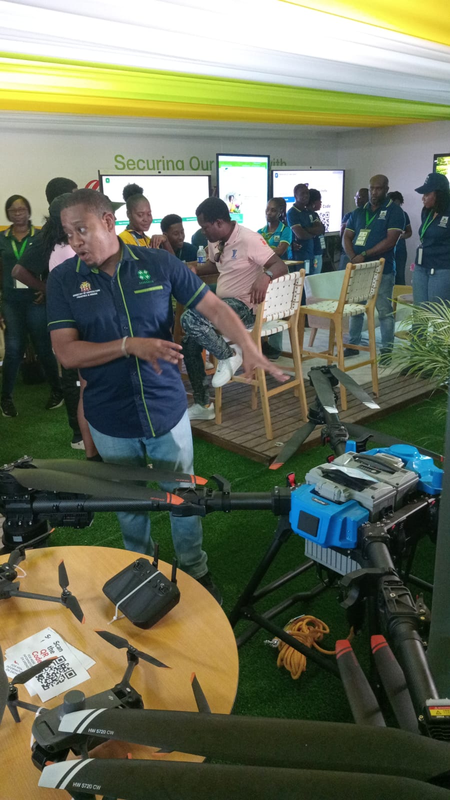 Minister Green visits our booth at Denbigh Show August 1, 2026